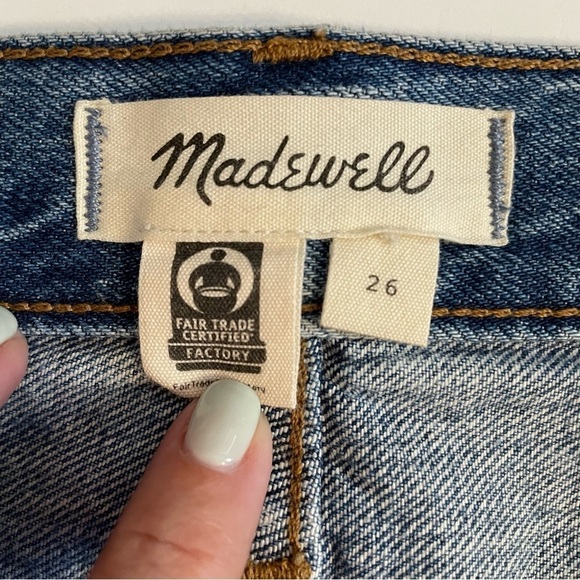 Madewell Rigid Denim Relaxed Mini Skirt in Rosehill Wash Size 26 StyleL371 - Picture 12 of 14